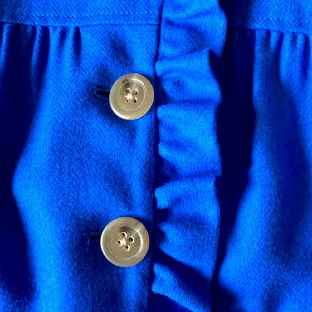 J.CREW Wool Ruffle Jacket - Picture 5 of 8